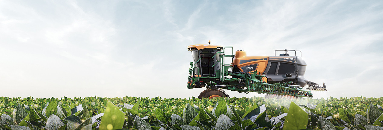 Autonomia, maior capacidade de produto e, principalmente, a excelência na pulverização.