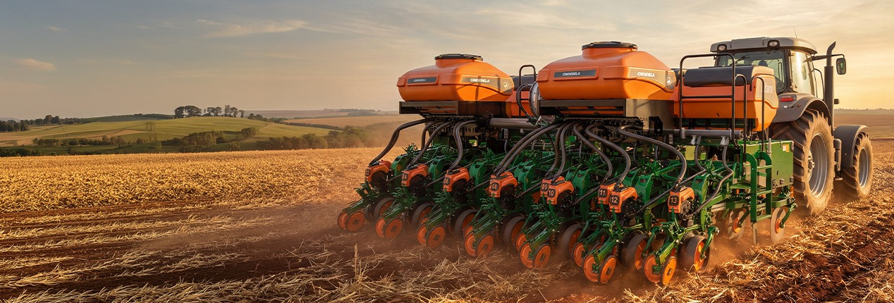 Precisão que transforma solo em produtividade.