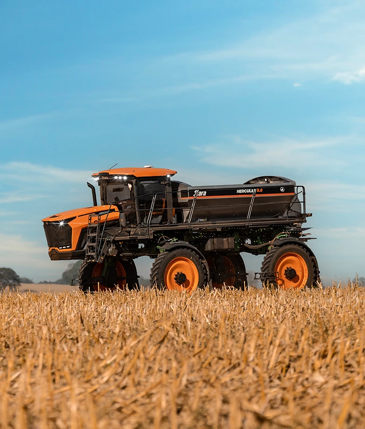 Excelente qualidade de aplicação, conforto, segurança e praticidade operacional