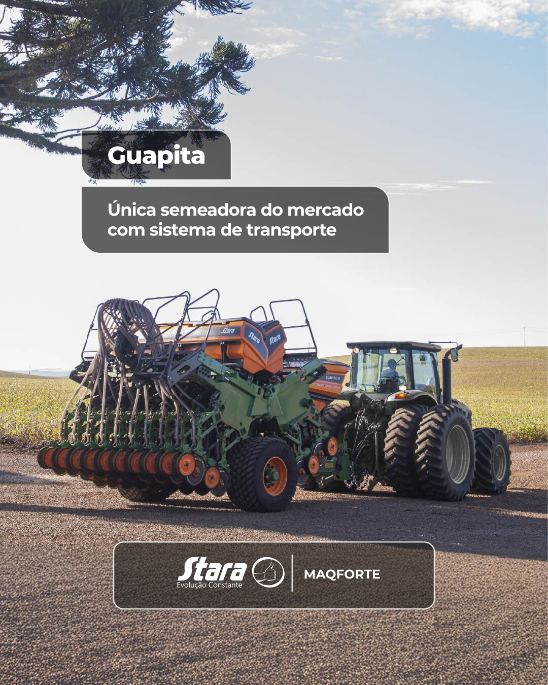 Semeadora Guapita: praticidade e automação para o campo