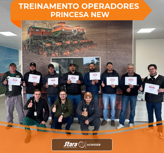 TREINAMENTO DE OPERADORES - AGRISSER - PRINCESA NEW EM MAFRA /SC