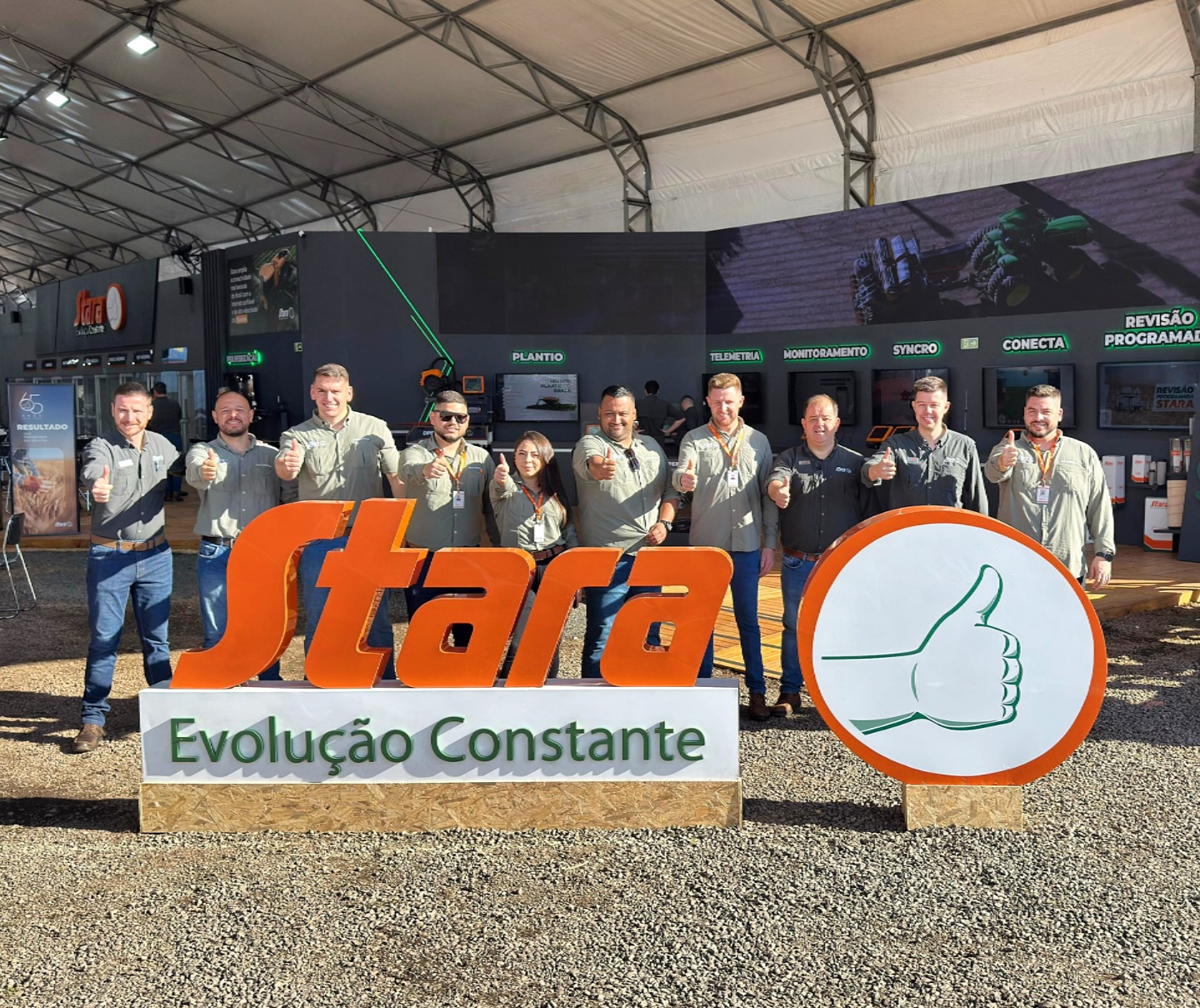 EQUIPE ROTA AGRÍCOLA NA EXPOINTER