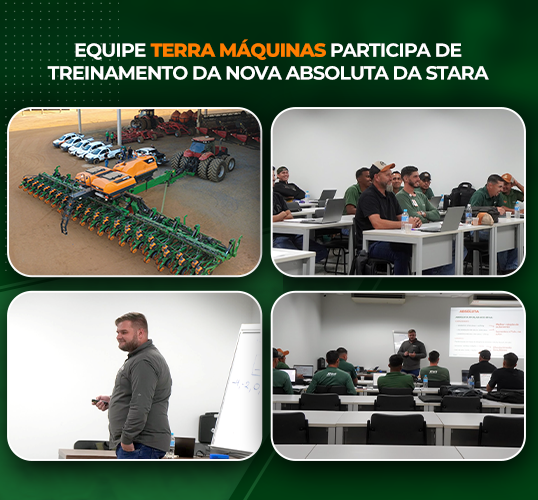 Equipe Terra Máquinas participa de treinamento da nova Absoluta da Stara