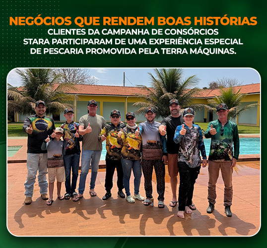 Terra Máquinas promove pescaria especial com clientes da Campanha de Consórcios Stara