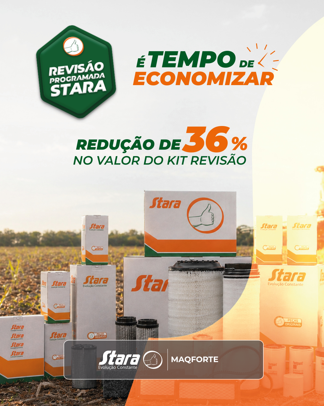 Revisão Programada Stara | É Tempo de Economizar