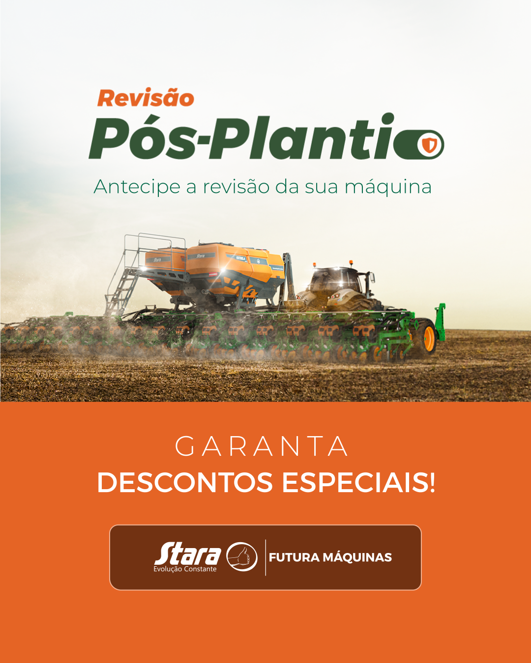 Revisão Pós-Plantio com 15% de Desconto em Peças