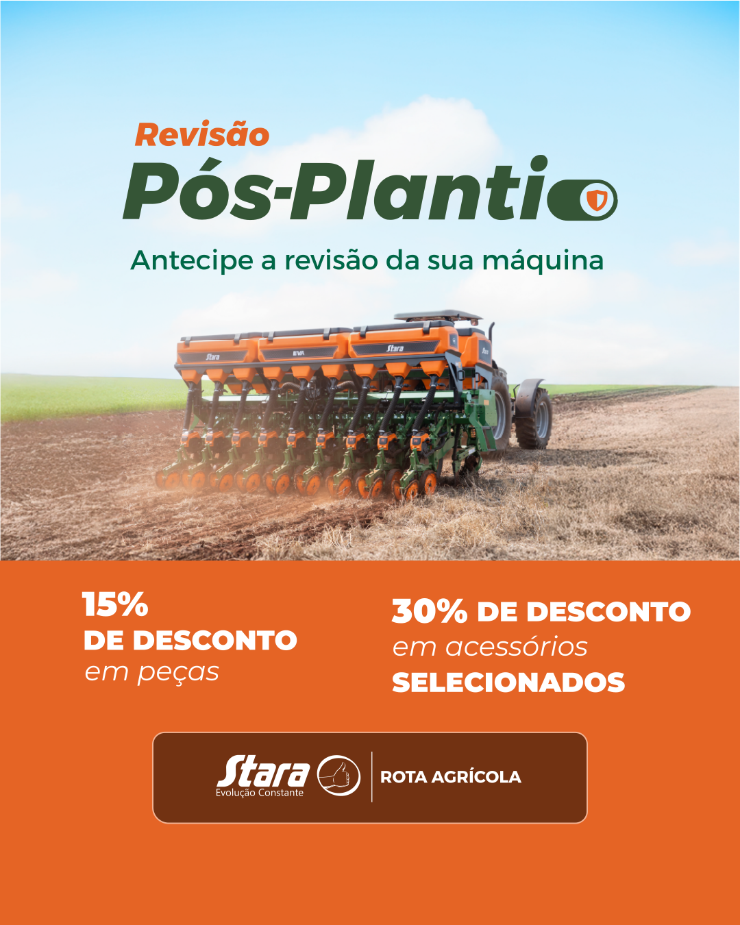 CAMPANHA REVISÃO PÓS-PLANTIO ROTA AGRÍCOLA