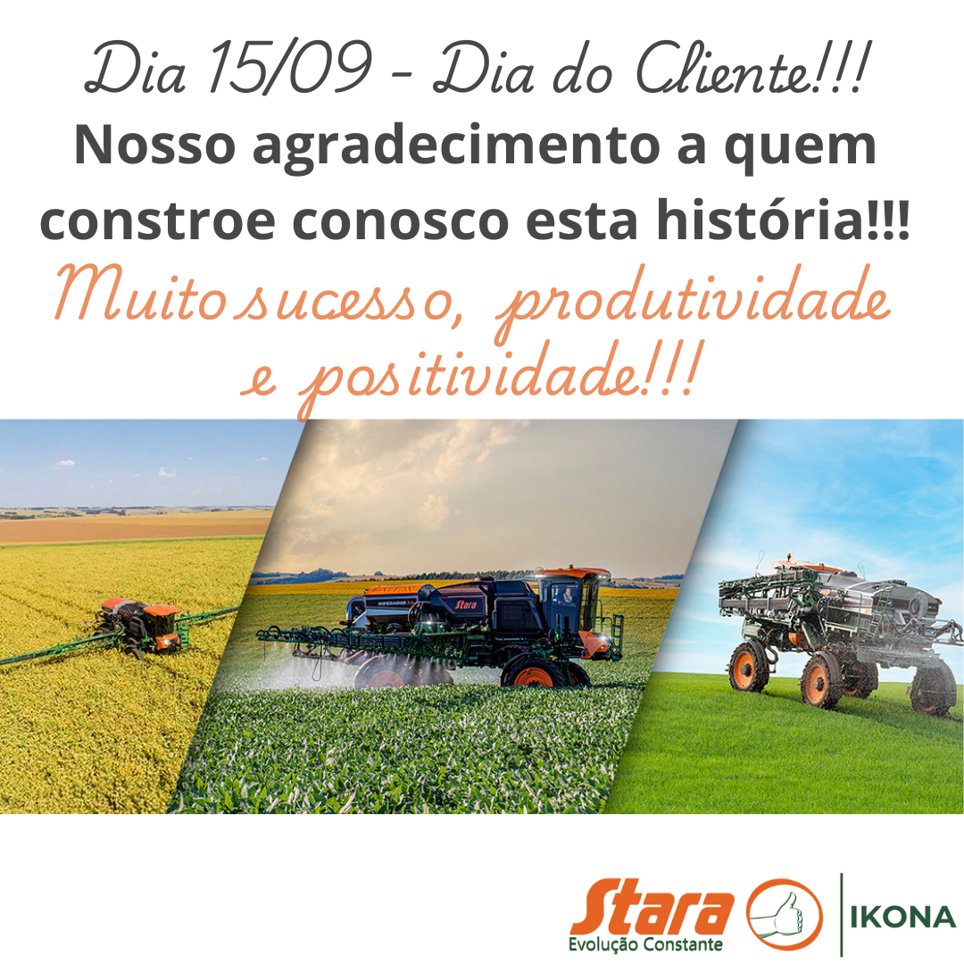 PARABÉNS!!! DIA 15/09 - DIA DO CLIENTE!!!