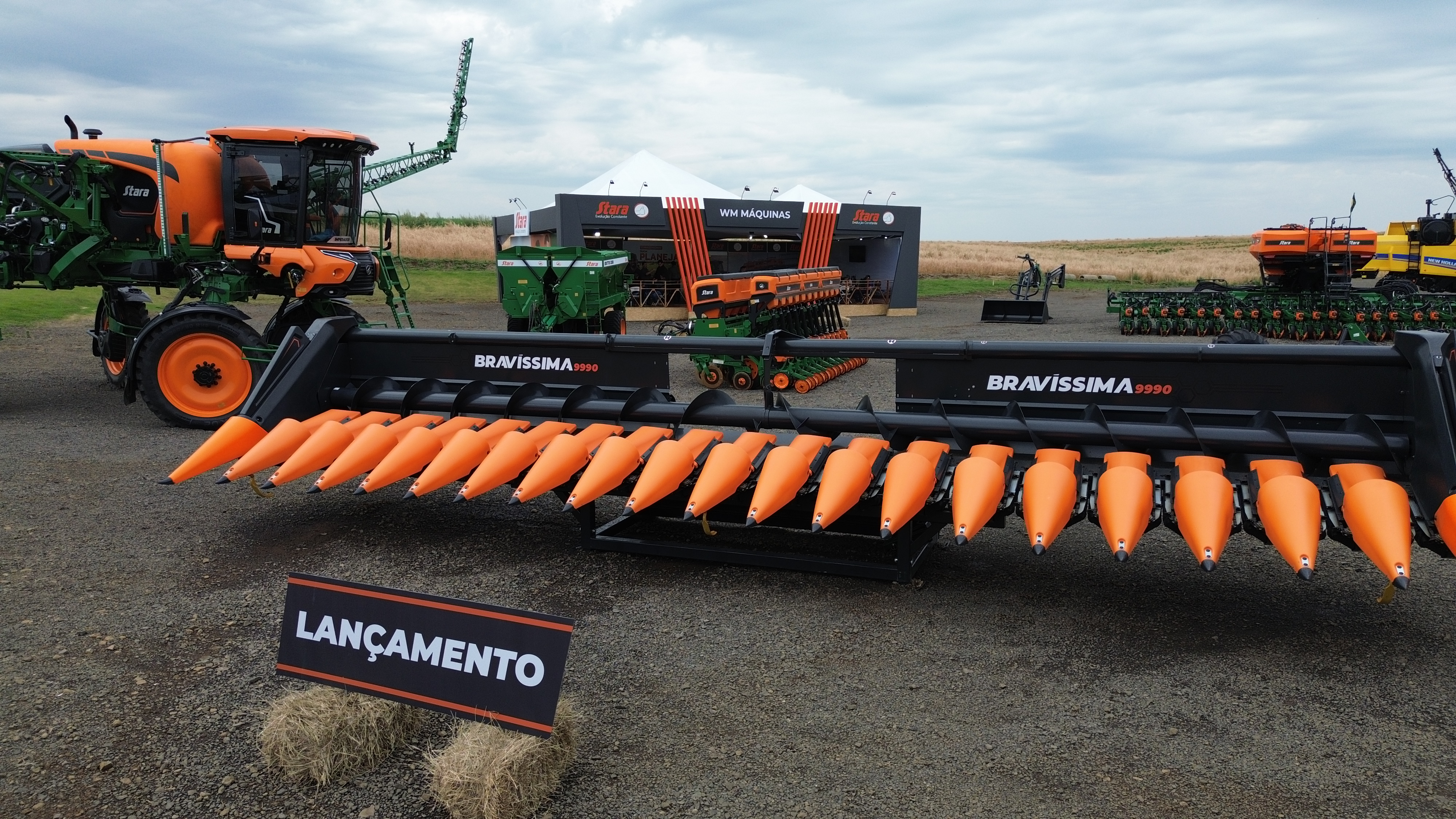 WM Máquinas marca presença no WinterShow 2025: Plataforma de milho Bravíssima é destaque do evento.