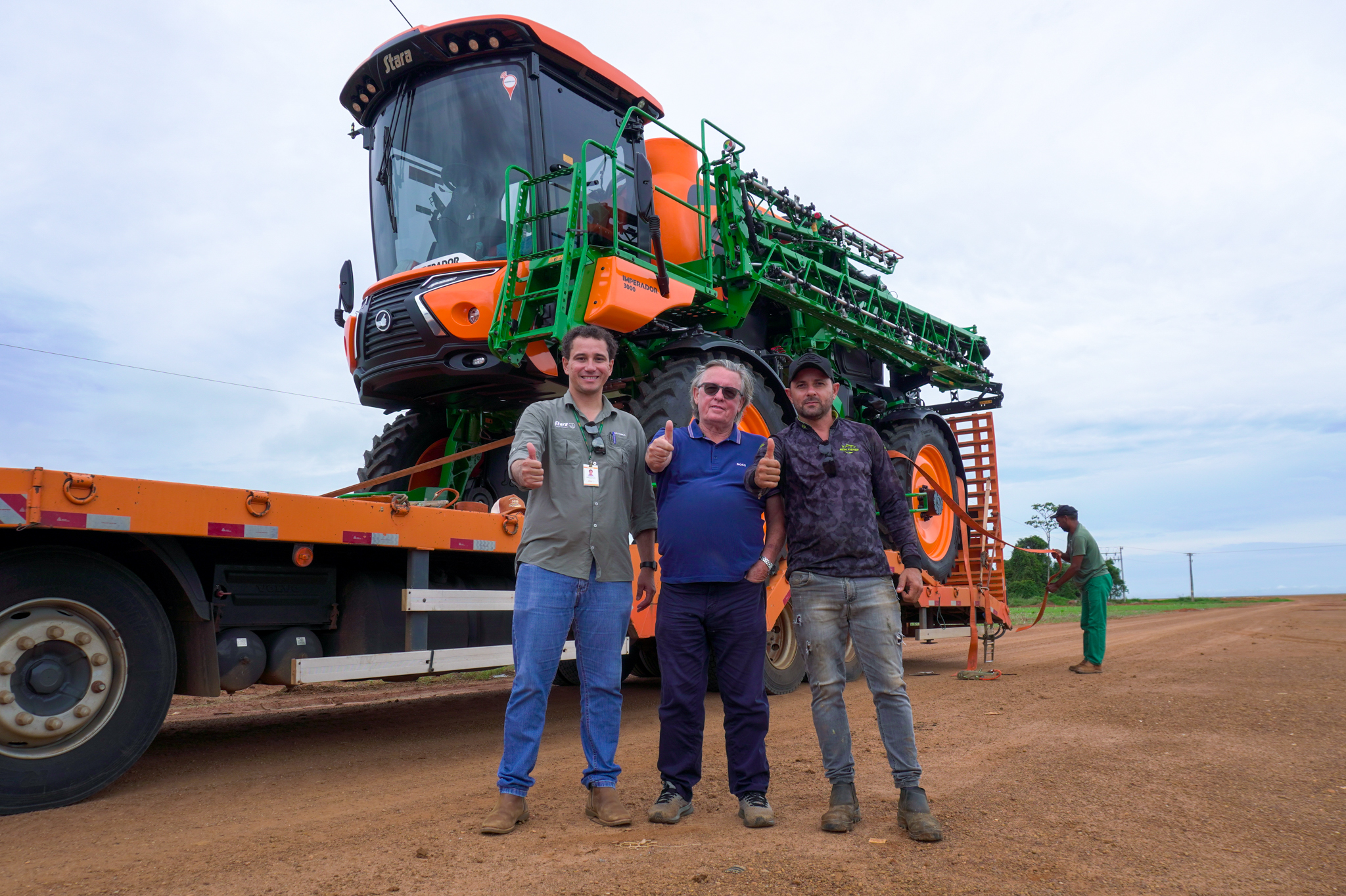 Entrega do Imperador 3000 para o produtor João Pretto e Família em Lucas do Rio Verde/MT