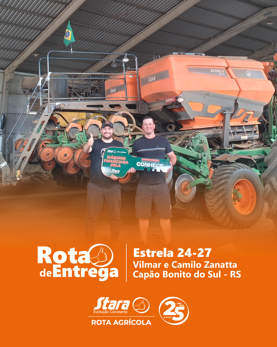 ROTA DE ENTREGA: CAPÃO BONITO DO SUL