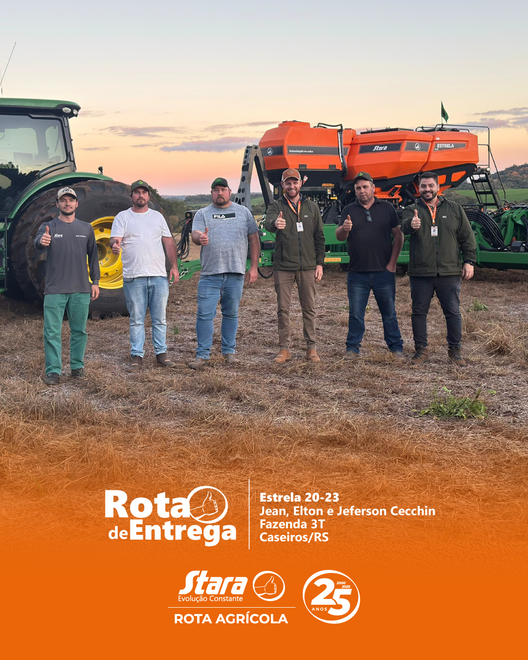 ROTA DE ENTREGA: CASEIROS