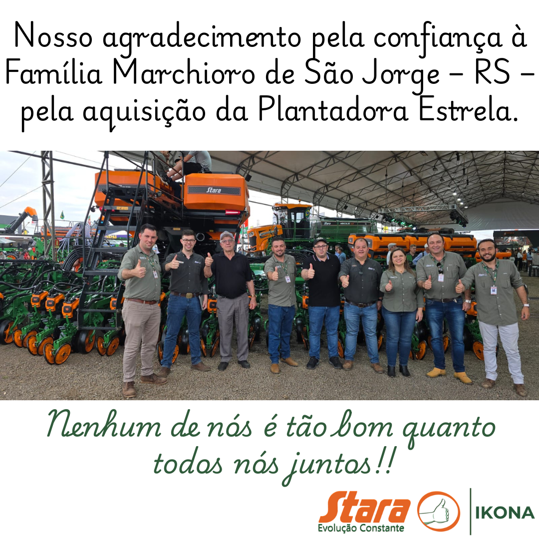 ENTREGA TÉCNICA PLANTADORA ESTRELA - SÃO JORGE - RS