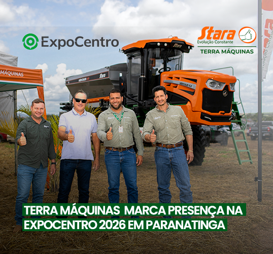 Terra Máquinas marca presença na Expocentro 2026 em Paranatinga