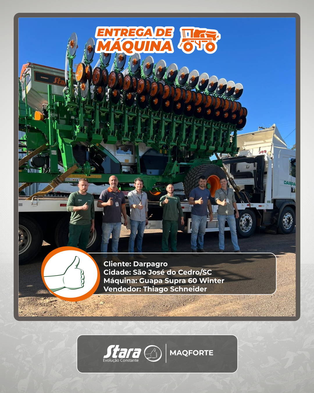 🌱 Entrega realizada com sucesso!