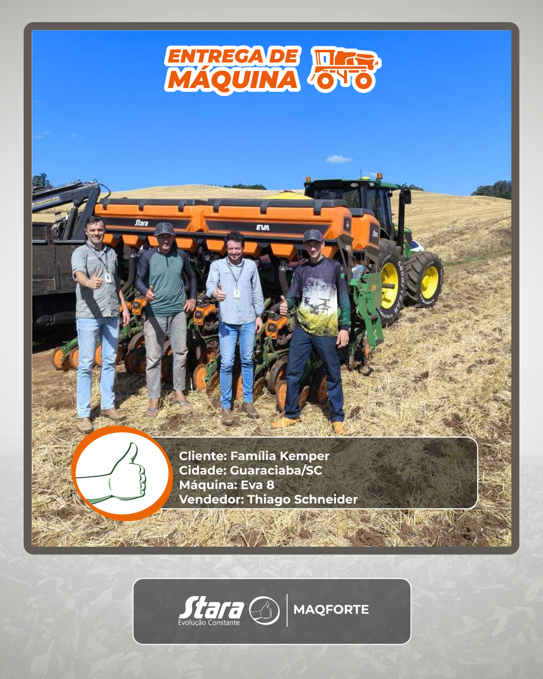 🌾 Entrega de sucesso!