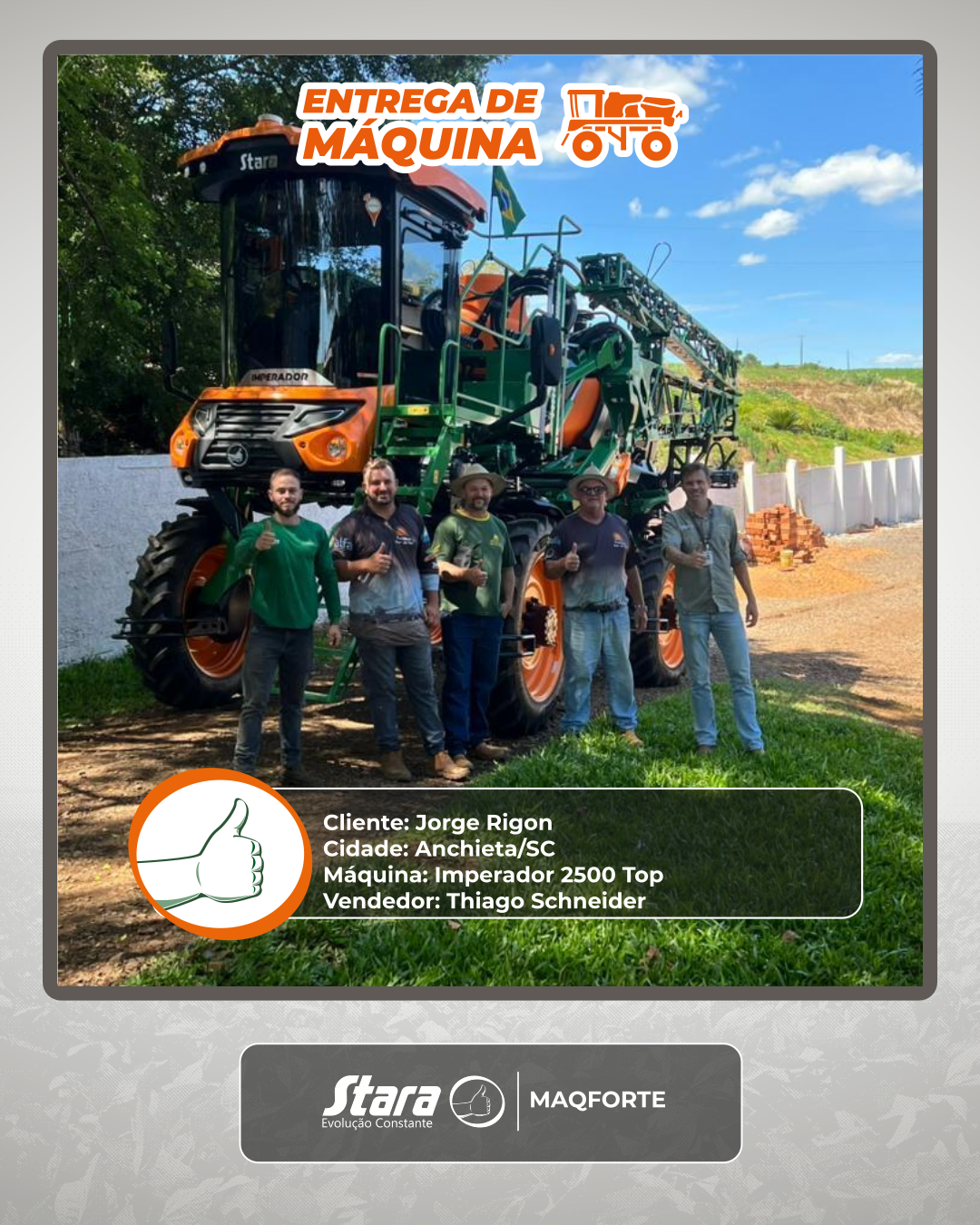 ✨ Entrega que faz a diferença no campo! 🌱