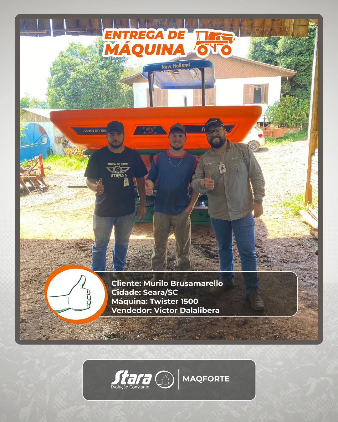 ✨ Twister 1500 a campo! 🌱