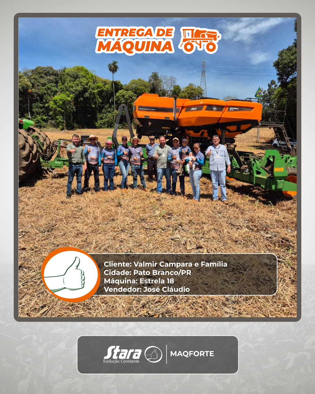 Entrega da Estrela 18! ✨