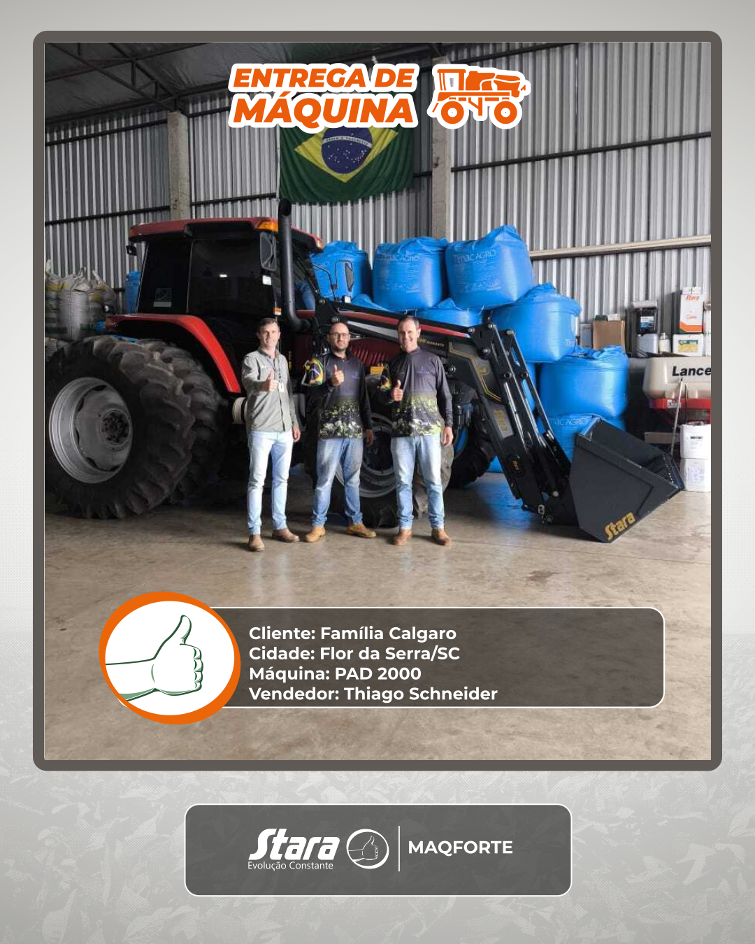 ✨ Entrega em Flor da Serra/SC!