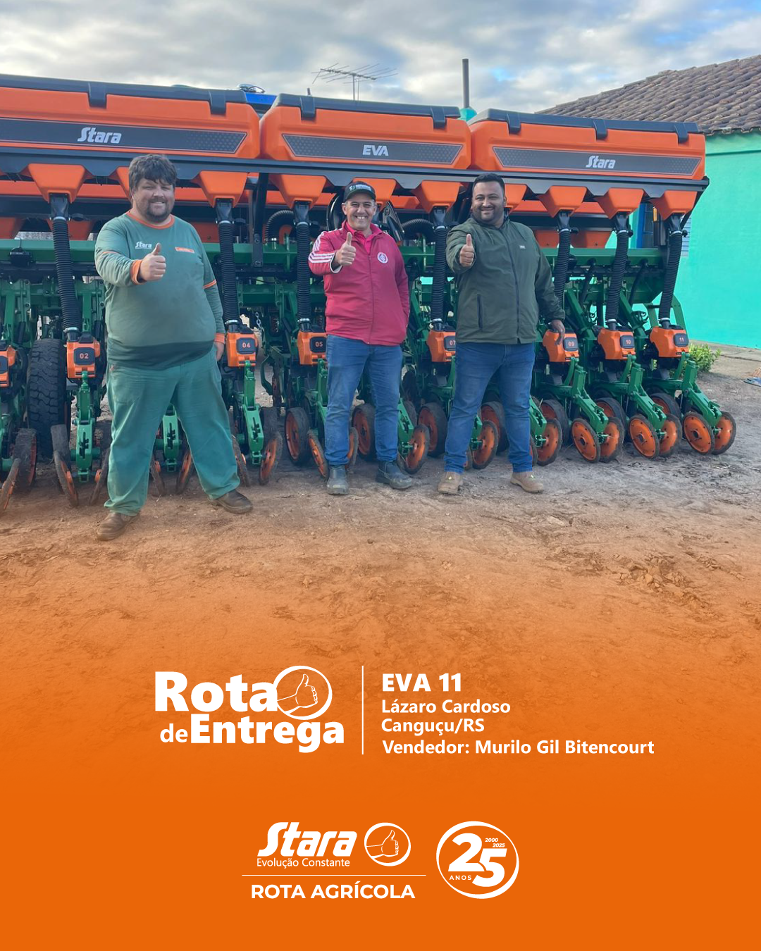 ROTA DE ENTREGA: CANGUÇU