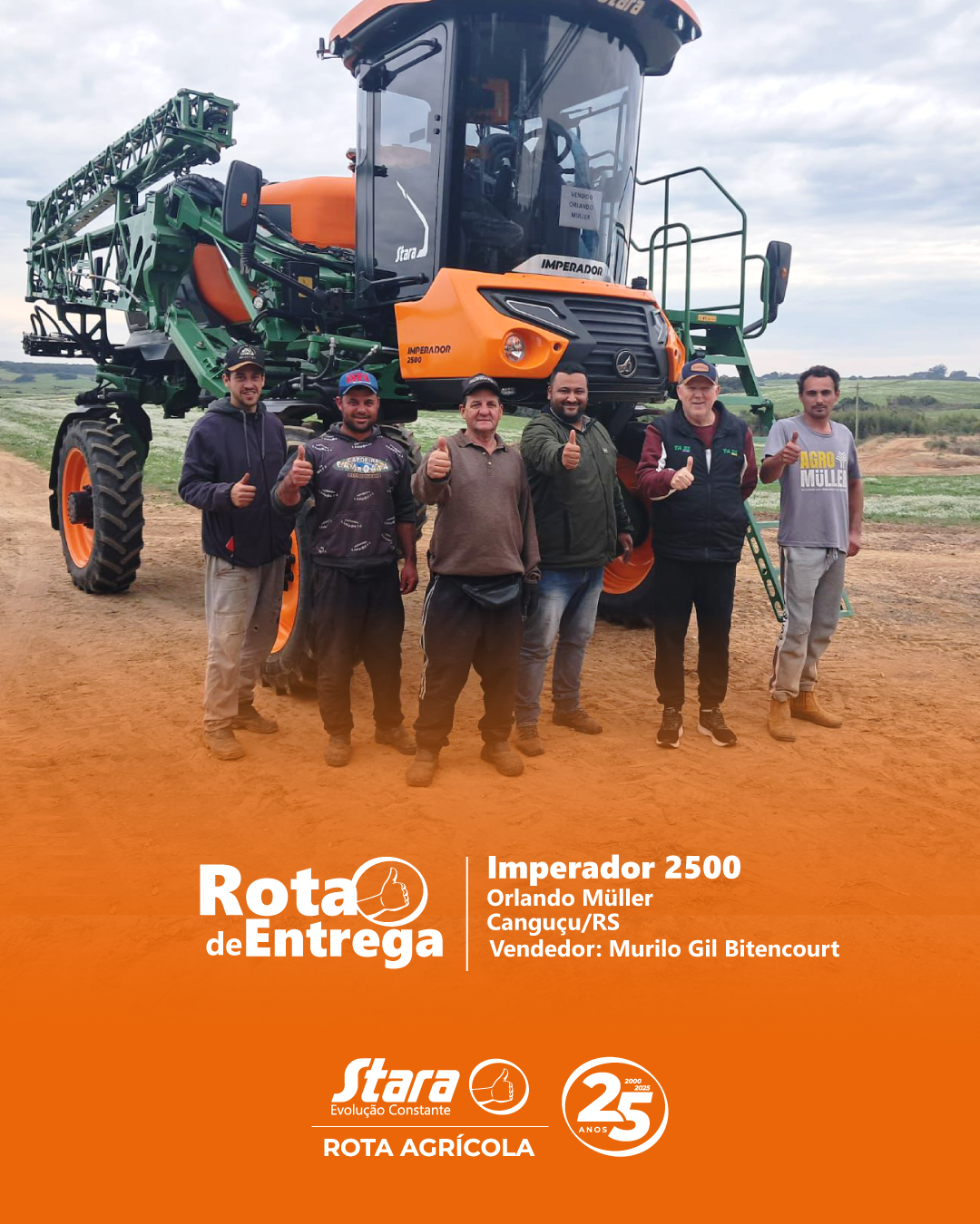 ROTA DE ENTREGA: CANGUÇU