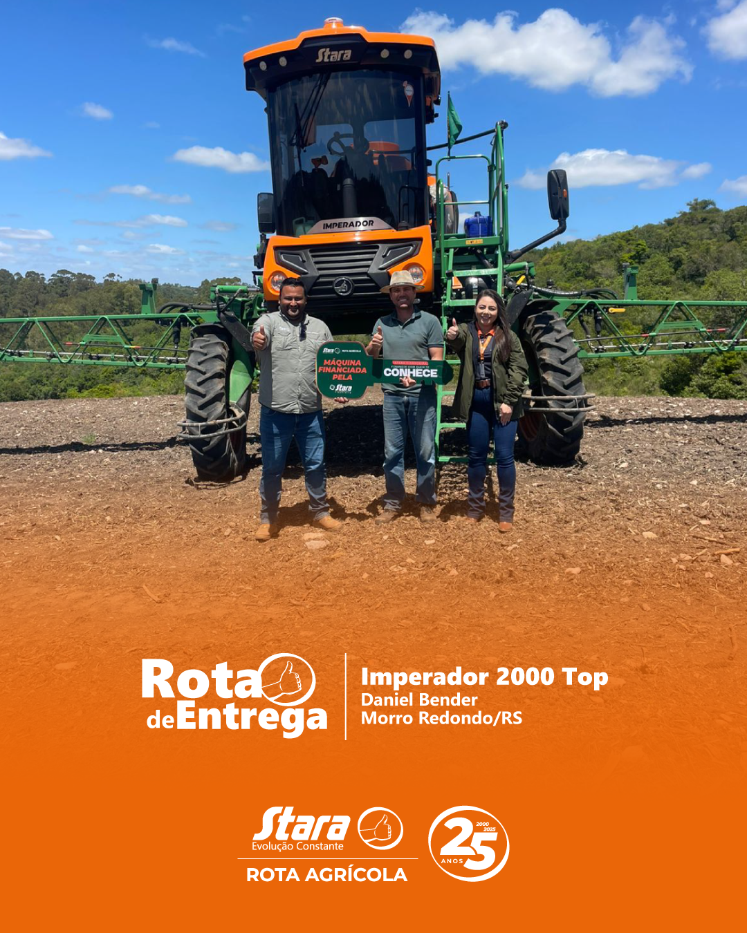 ROTA DE ENTREGA: MORRO REDONDO