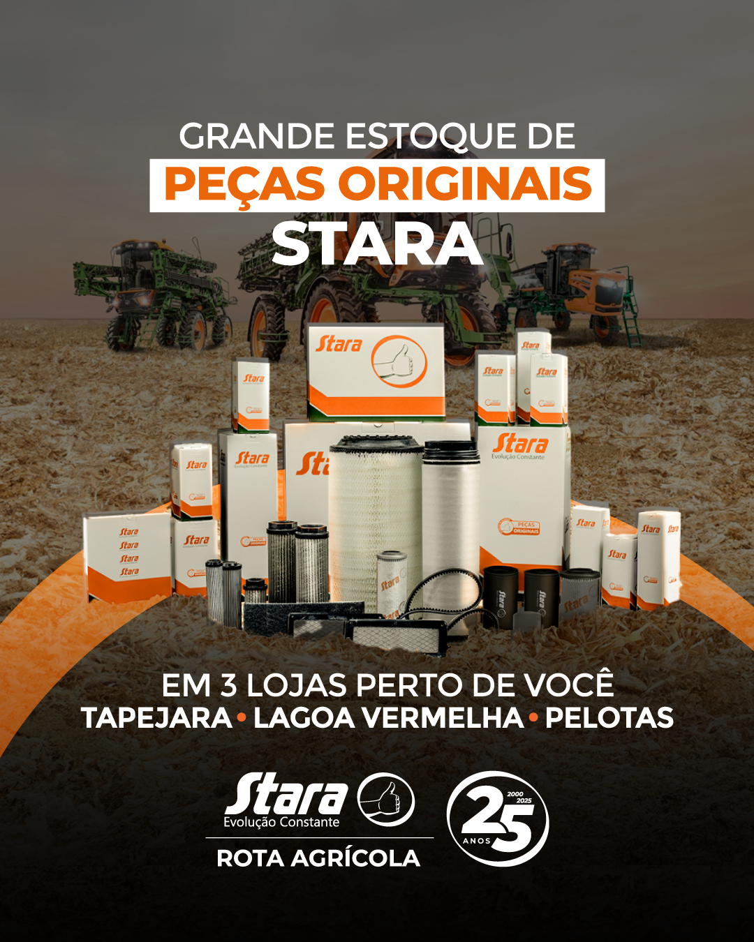 GRANDE ESTOQUE DE PEÇAS ORIGINAIS STARA