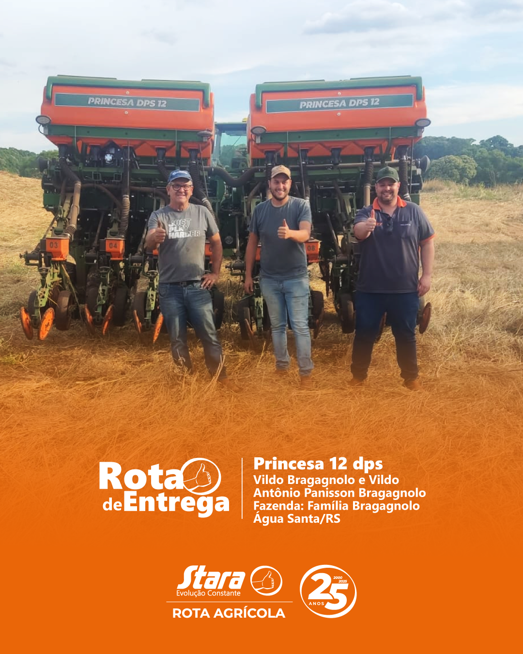 ROTA DE ENTREGA: ÁGUA SANTA