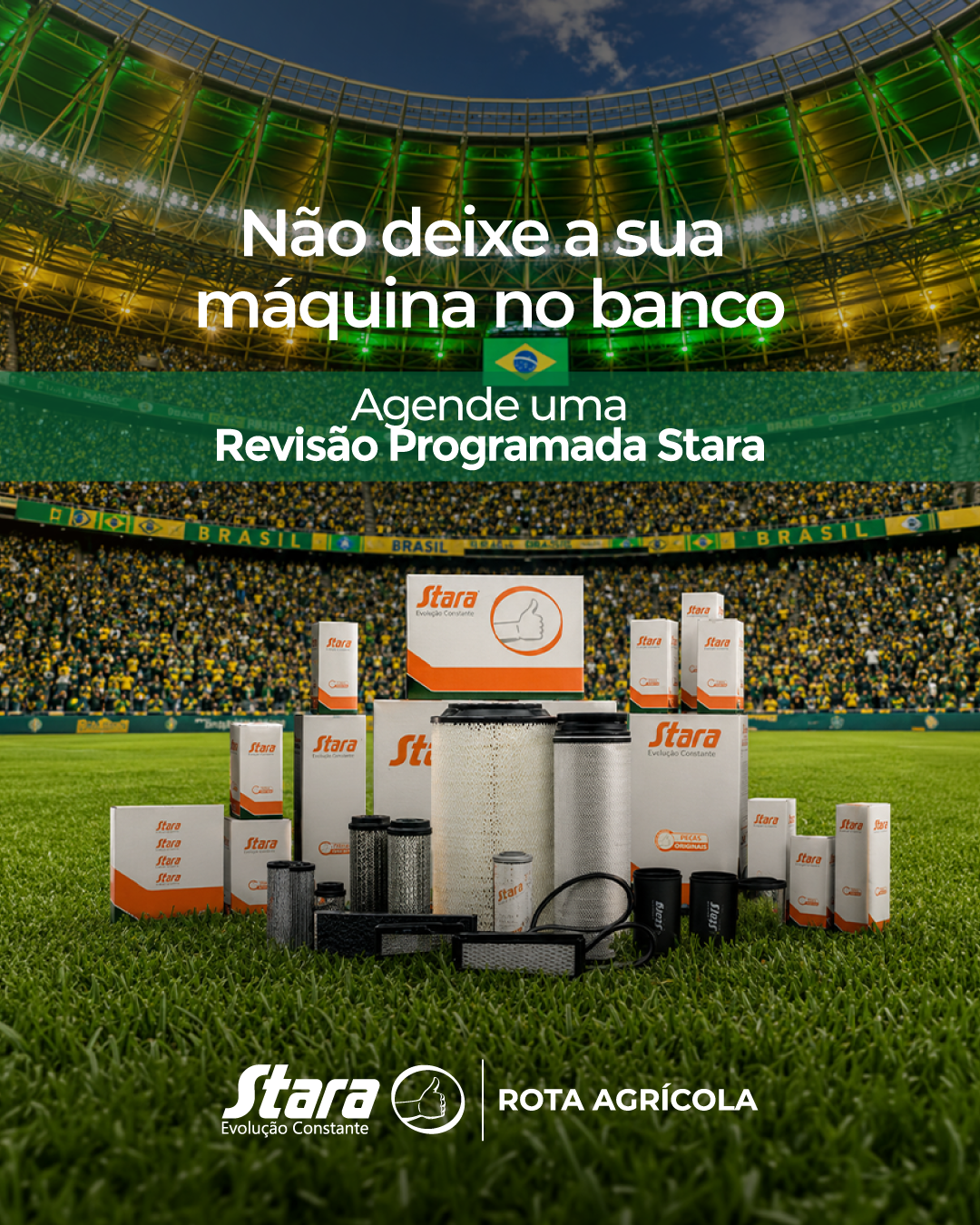 NÃO DEIXE A SUA MÁQUINA NO BANCO: AGENDE A SUA REVISÃO PROGRAMADA STARA