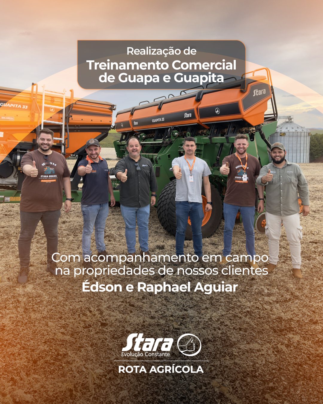 REALIZAÇÃO DE TREINAMENTO COMERCIAL DE GUAPA E GUAPITA