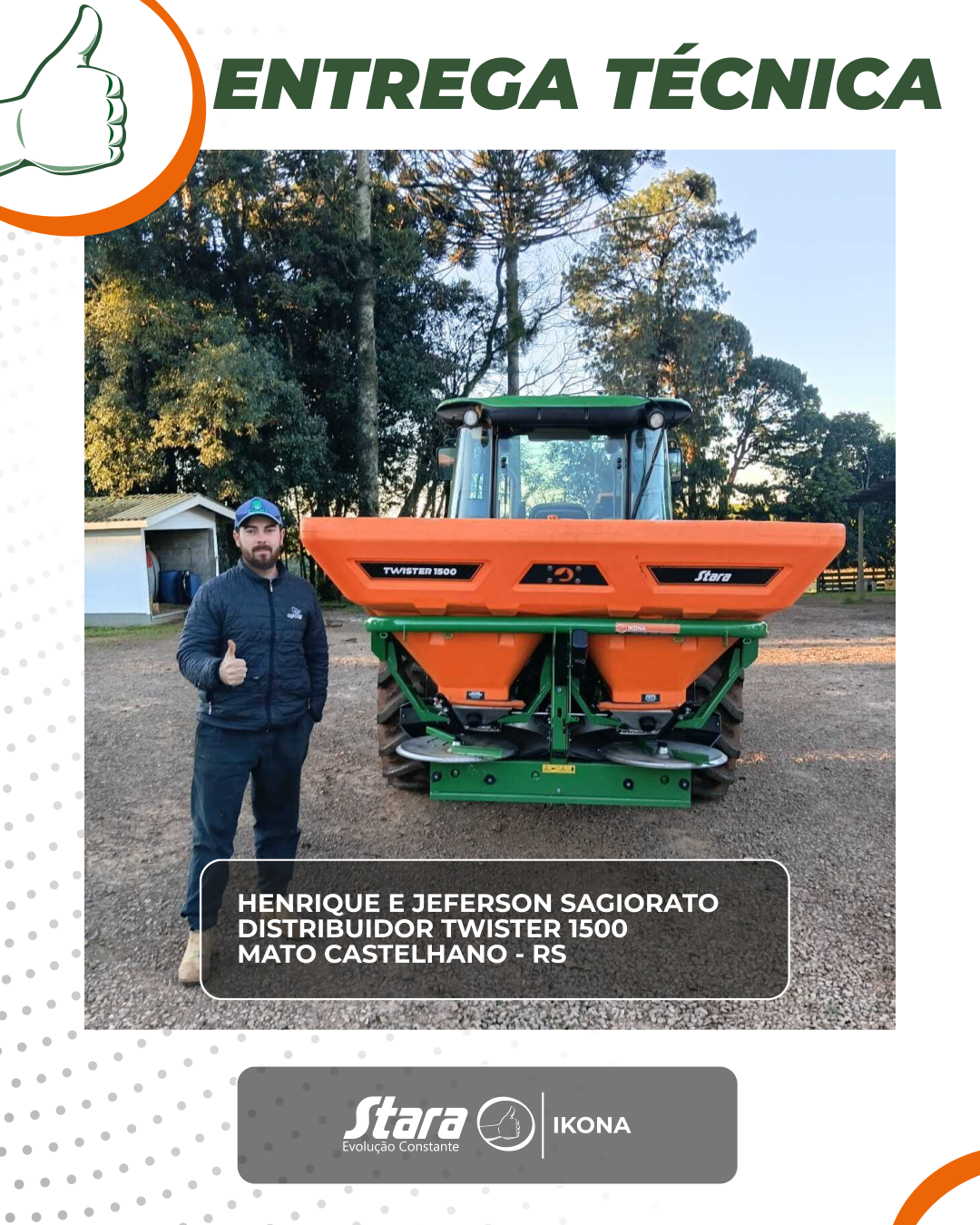 ENTREGA TECNICA TWISTER 1500 - MATO CASTELHANO - RS