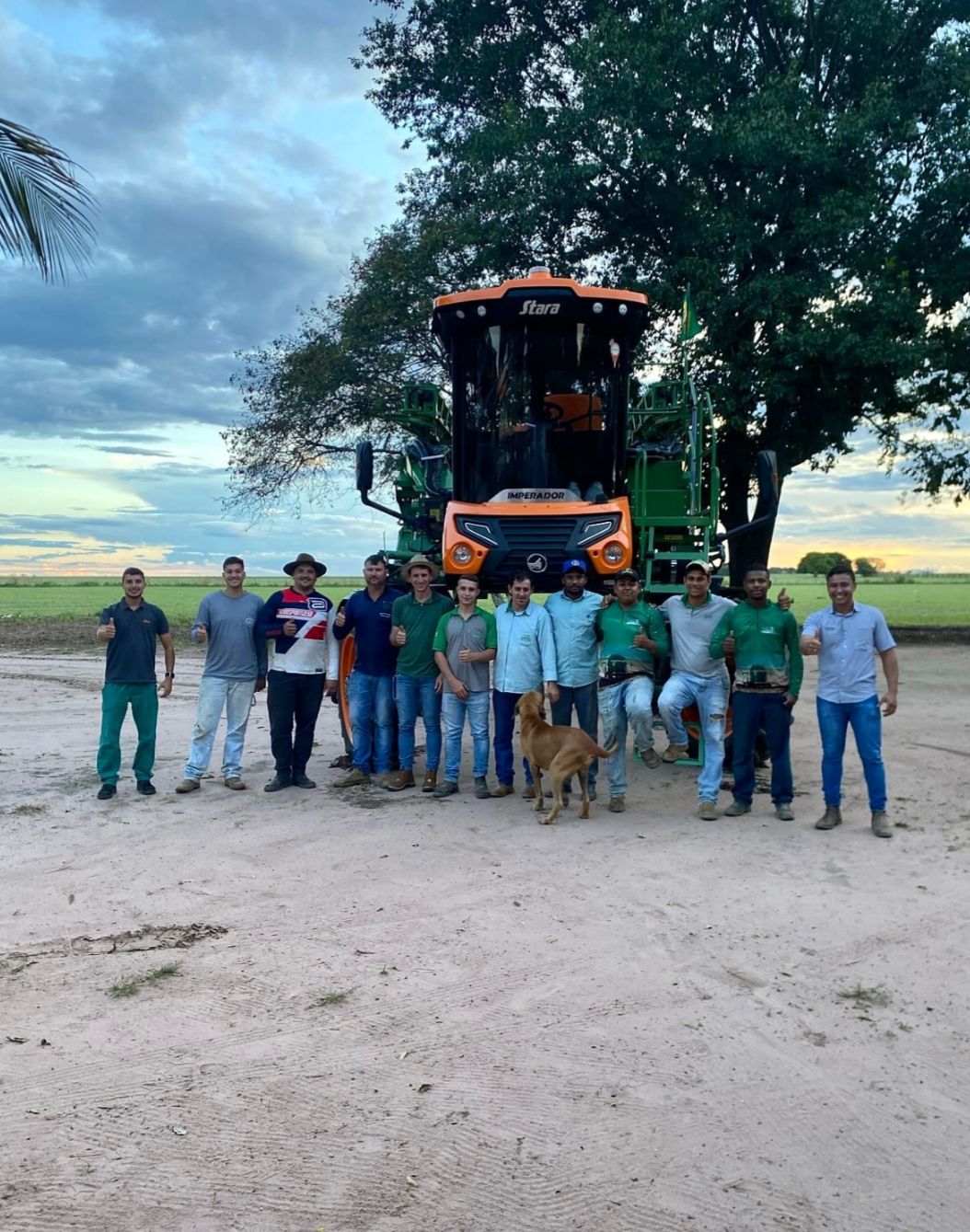 Demonstrações do Imperador 2500 na Chapada Gaúcha