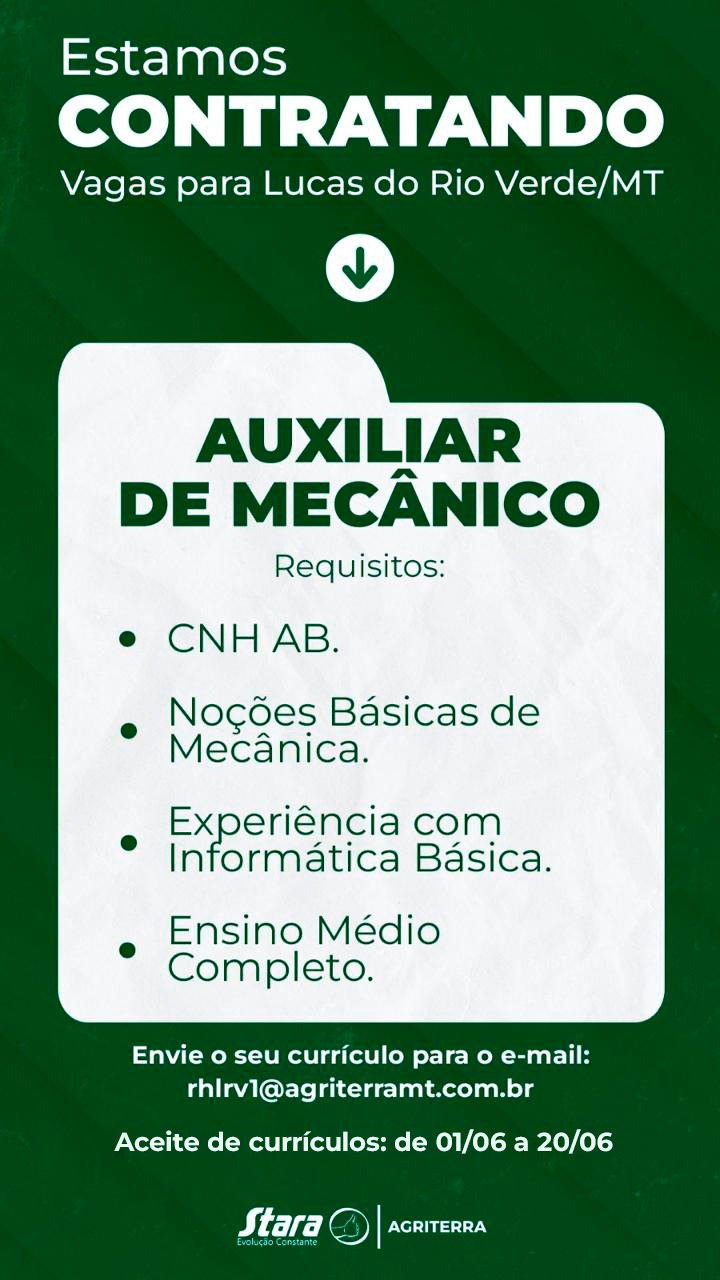 Faça parte da nossa equipe!