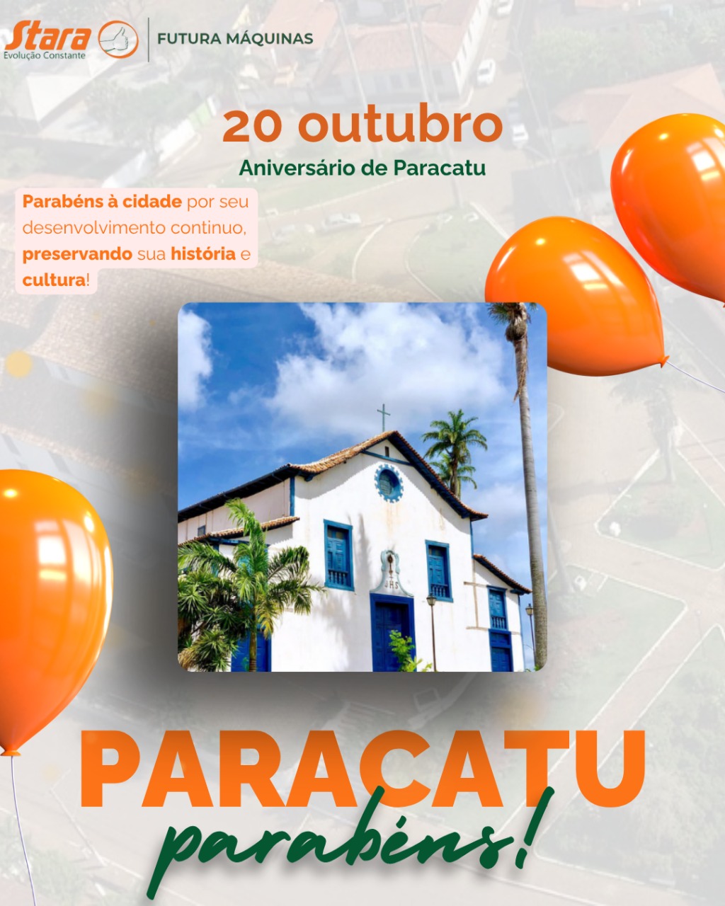 Parabéns, Paracatu! 🌾