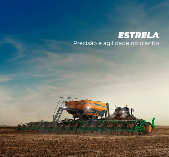 Plantadeira Estrela Stara é aliada do produtor no preparo do solo e na produtividade da lavoura