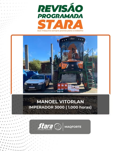 Revisão de 1.000 horas | Imperador 3000