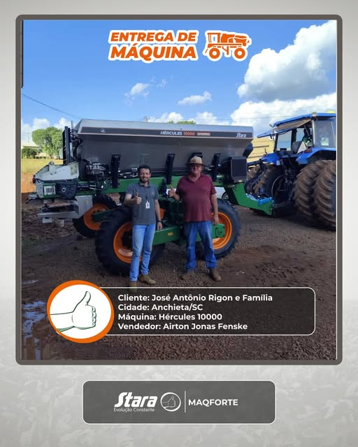 Entrega do Hércules 10000 Inox