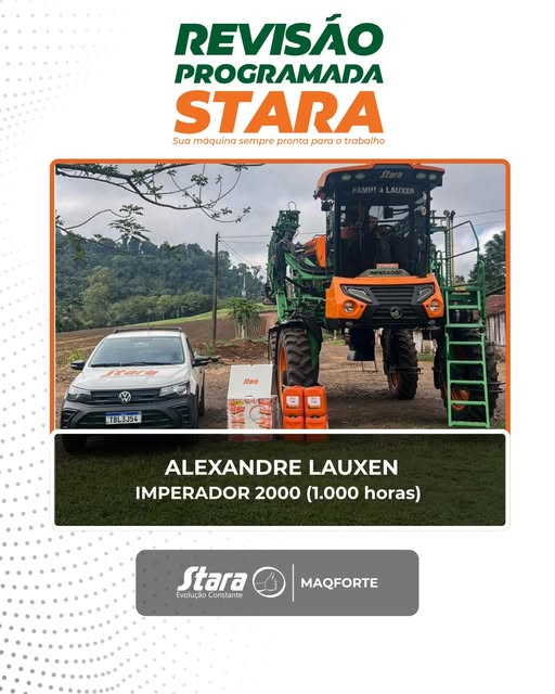 Revisão de 1.000 Horas | Imperador 2000 Stara