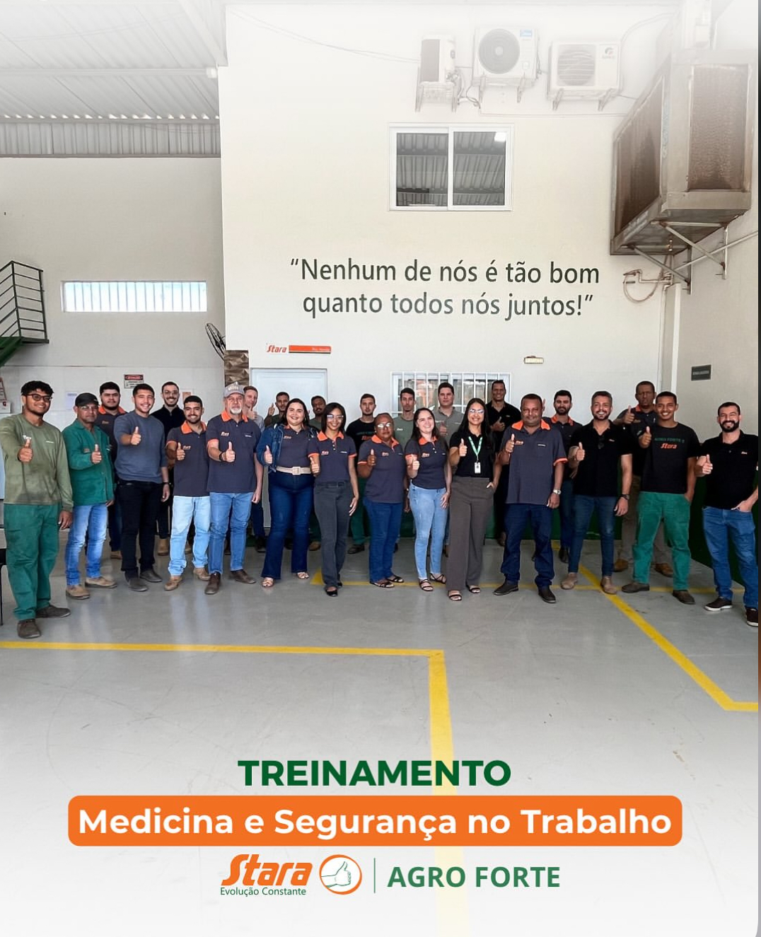 Treinamento Medicina e Segurança no Trabalho.