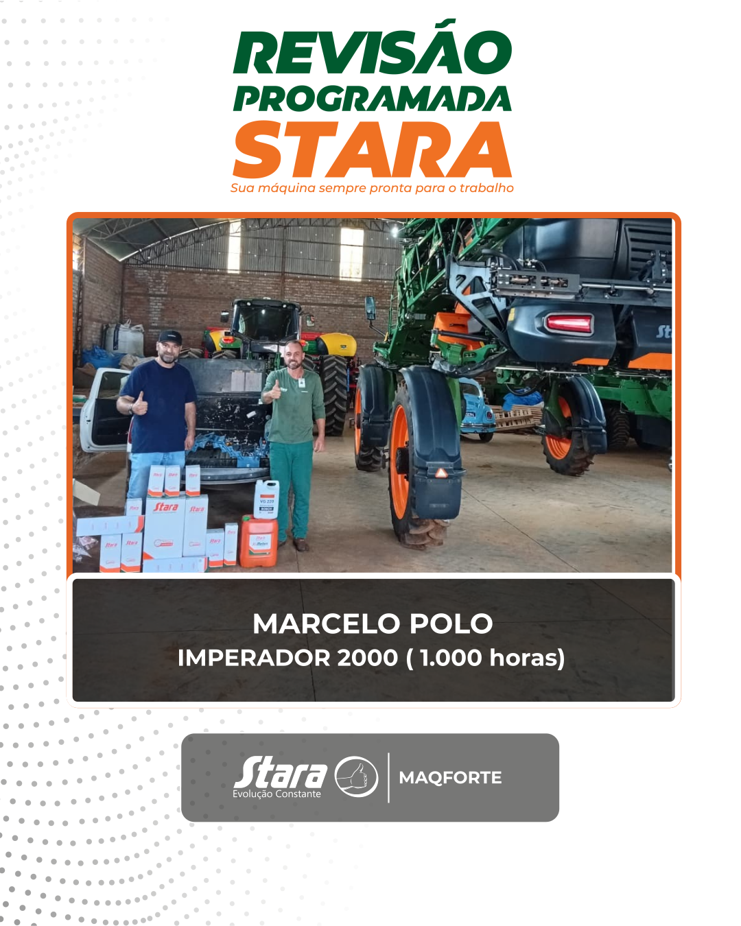 Revisão de 1.000 horas – Imperador 2000