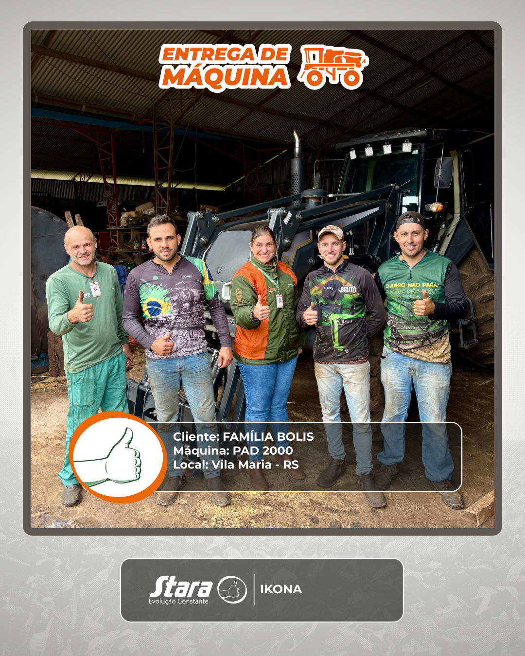 ENTREGA PAD 2000 - EM VILA MARIA - RS