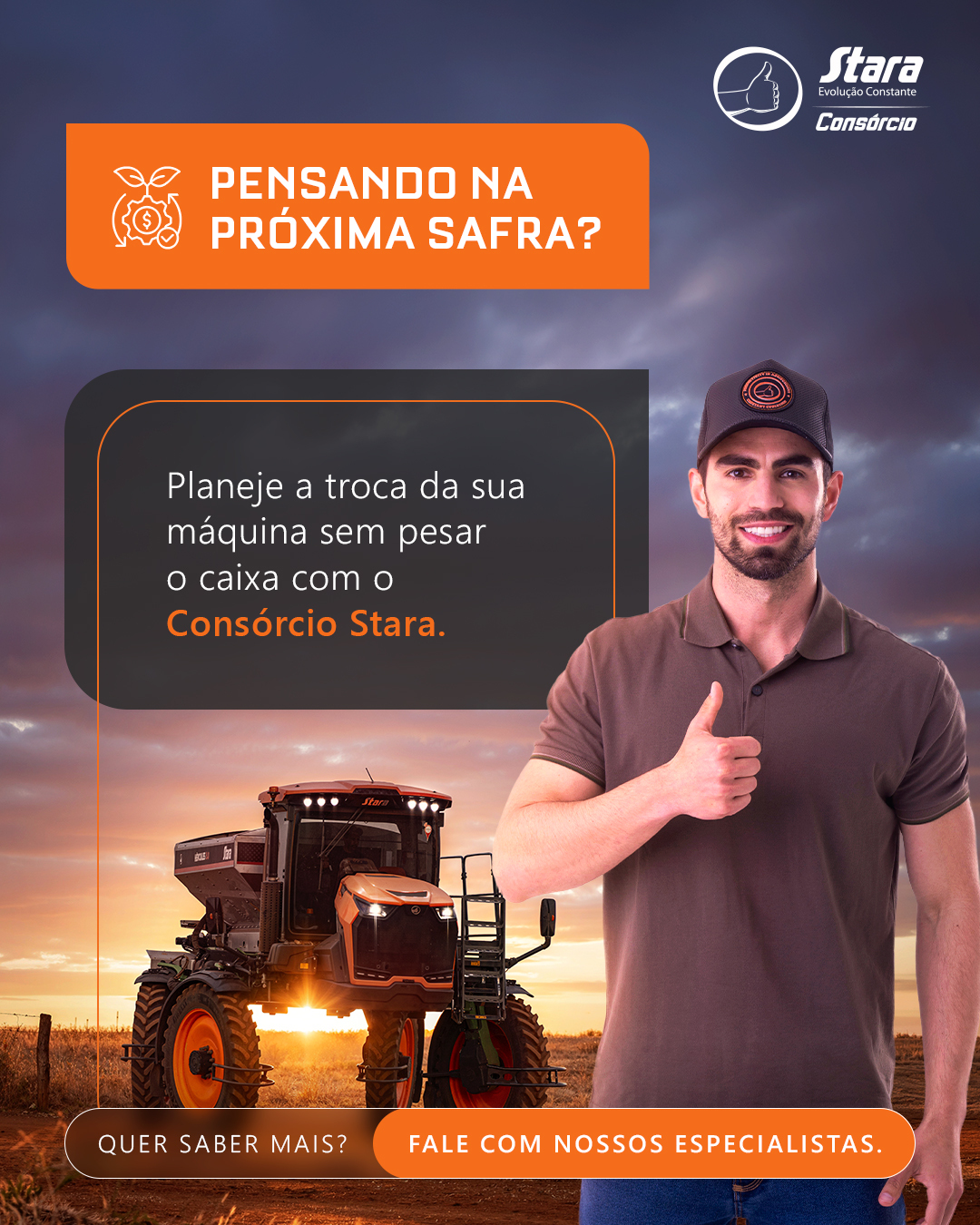Consórcio Stara: planeje a próxima safra com mais tranquilidade