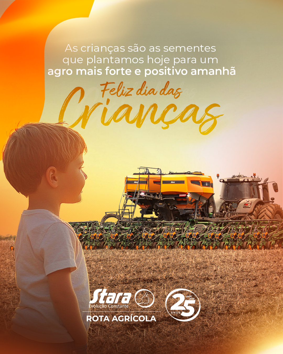 FELIZ DIA DAS CRIANÇAS: ROTA AGRÍCOLA