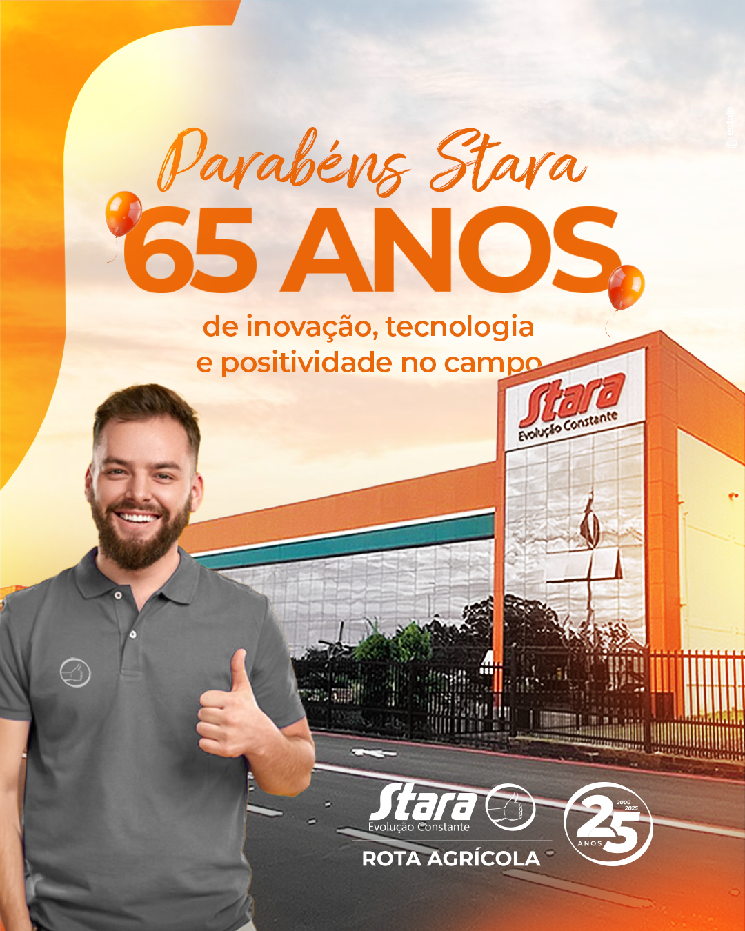 PARABÉNS STARA - 65 ANOS