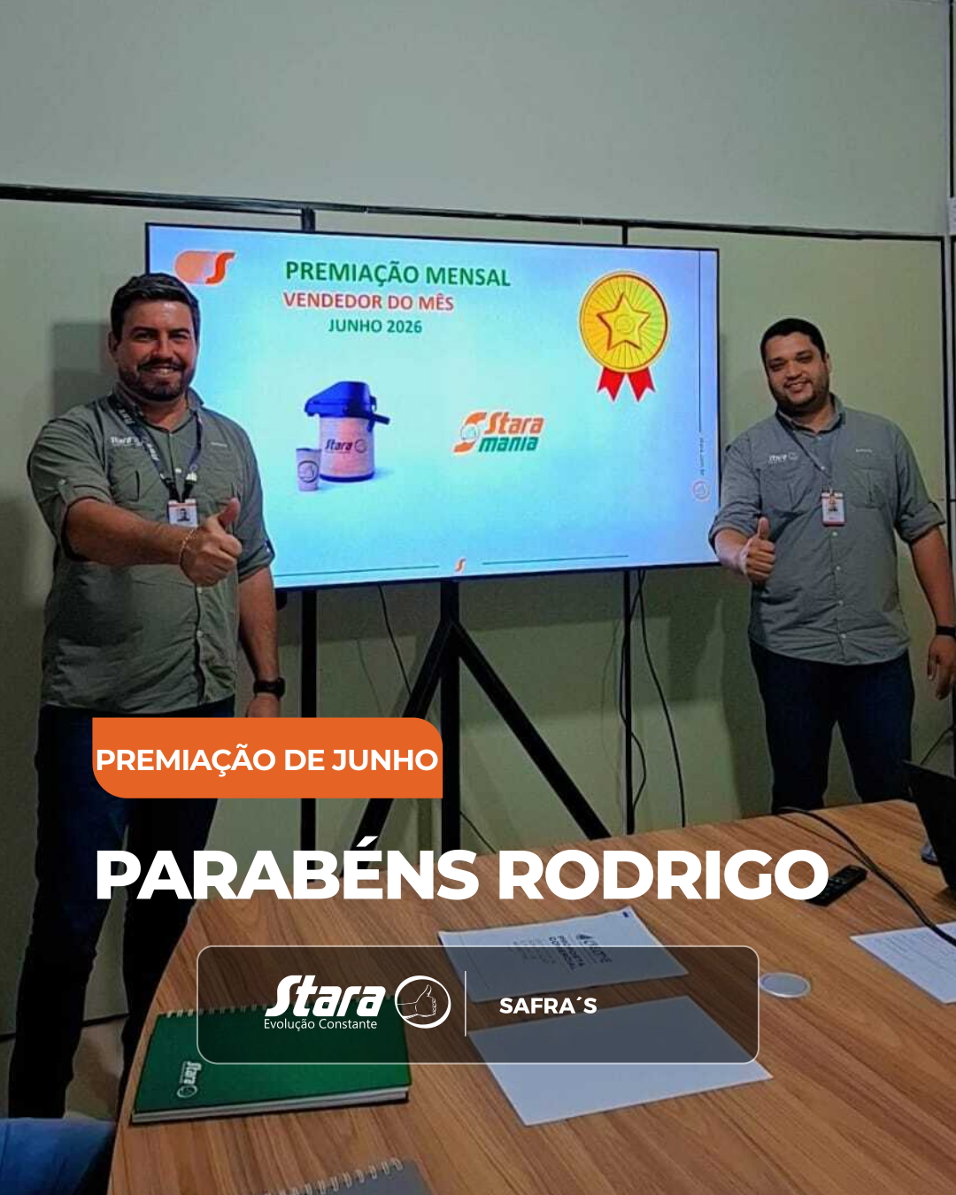 VENDEDOR DESTAQUE DE JUNHO