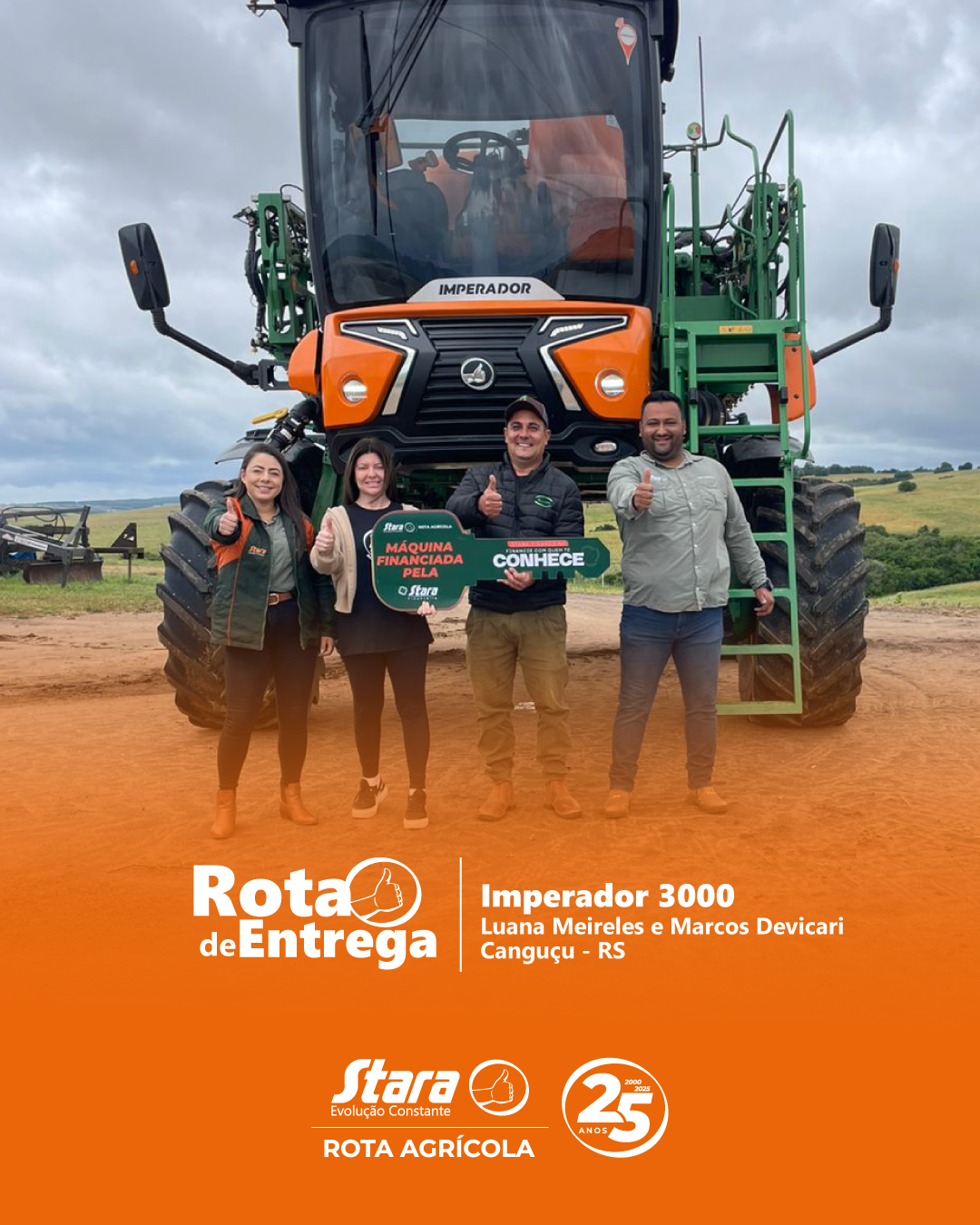 ROTA DE ENTREGA: CANGUÇU