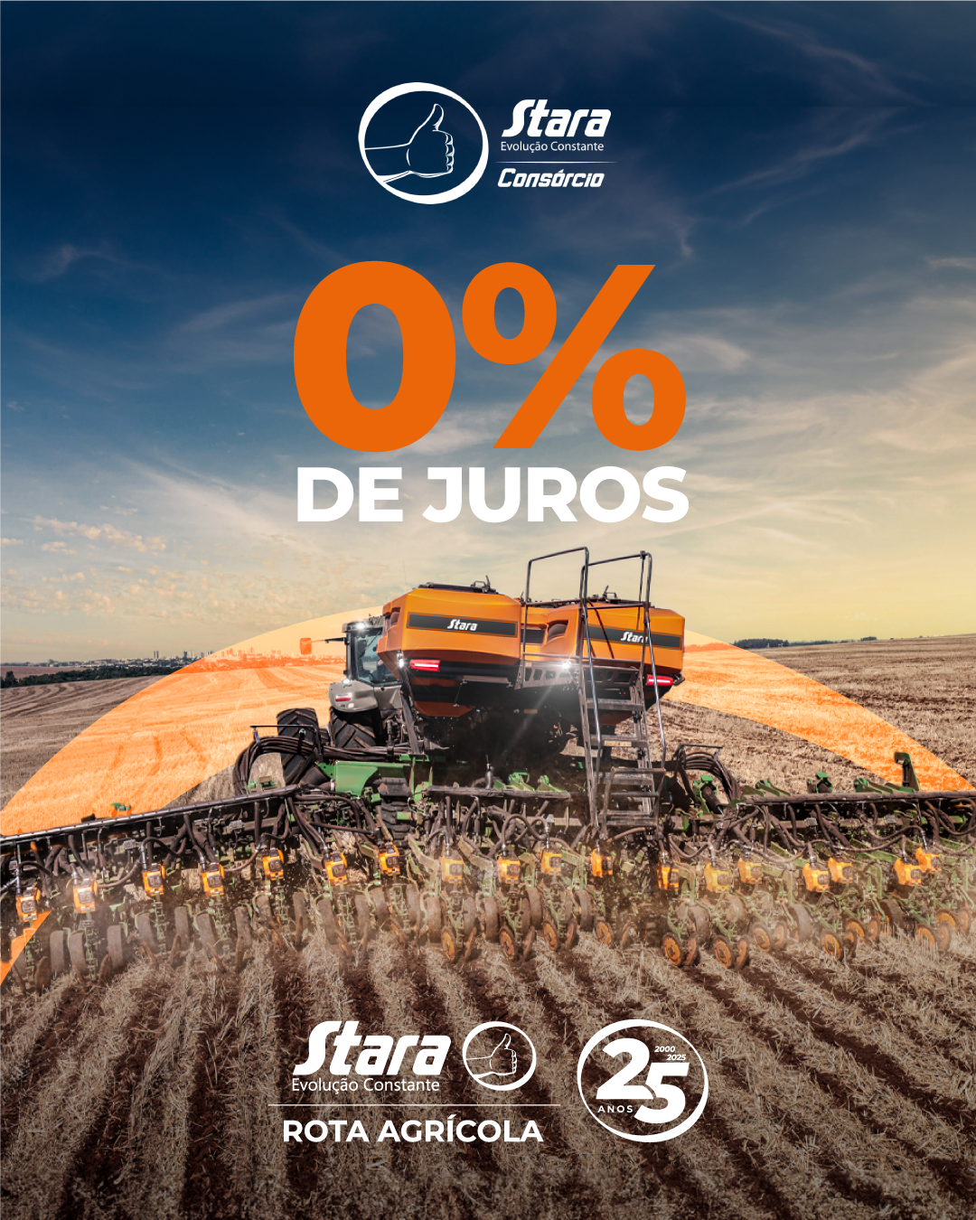 0% DE JUROS COM O CONSÓRCIO STARA