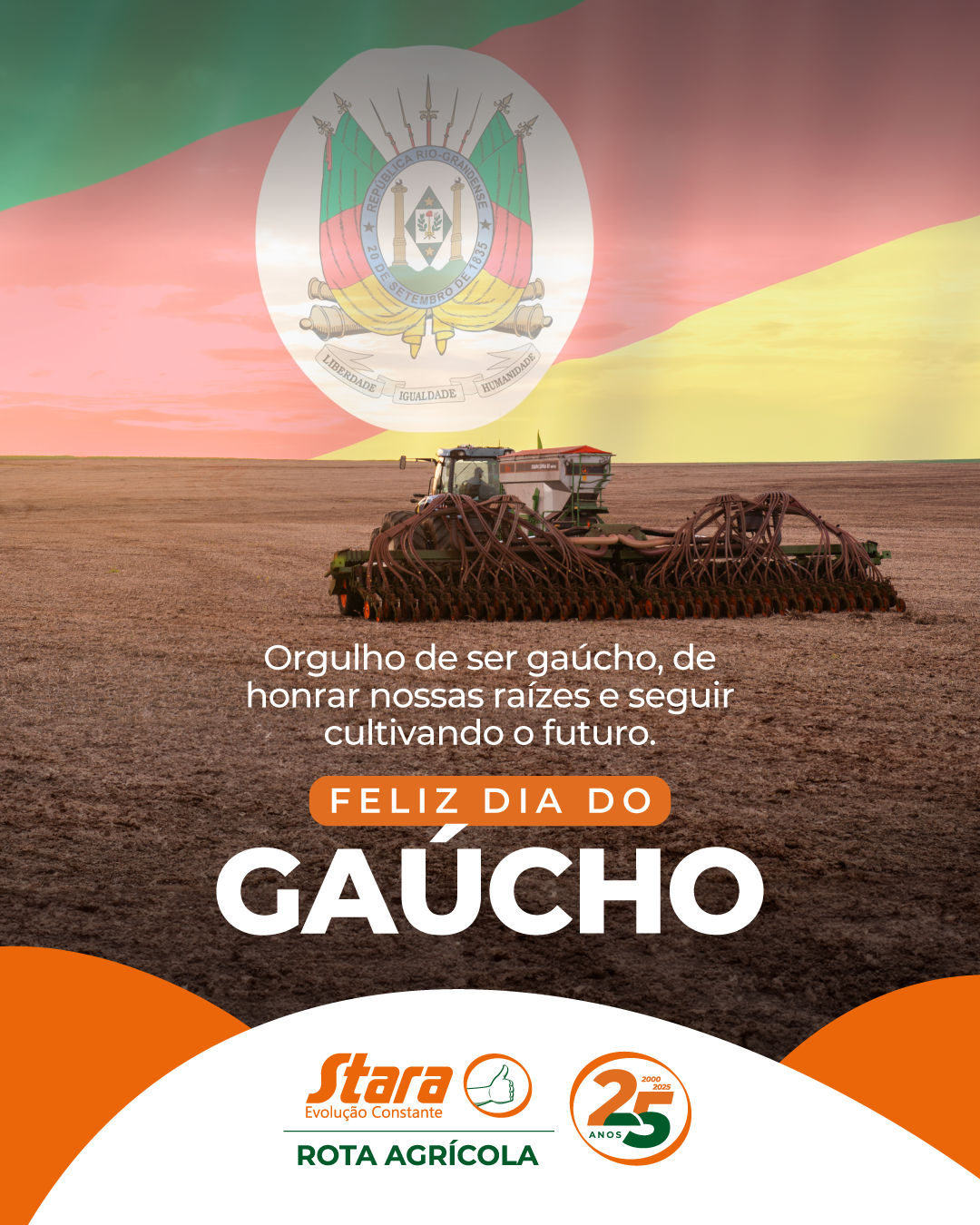 FELIZ DIA DO GAÚCHO
