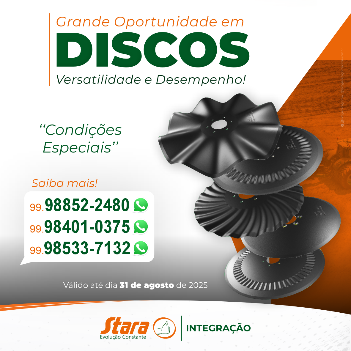 Aproveite esta grande oportunidade em Discos